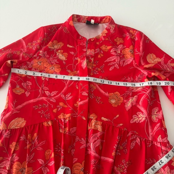 Tuckernuck Vida De Las Flores Royal Shirt Dress - Picture 6 of 12